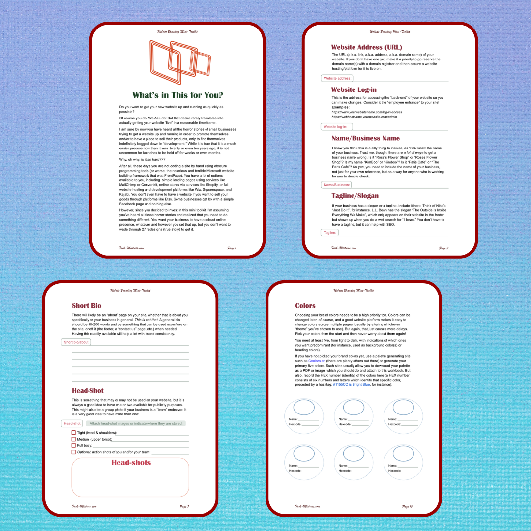 Mini-Toolkit: Website Branding
