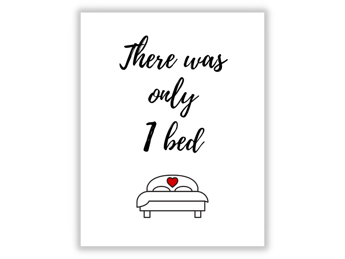 Only one bed??? [DIGITAL DOWNLOAD]