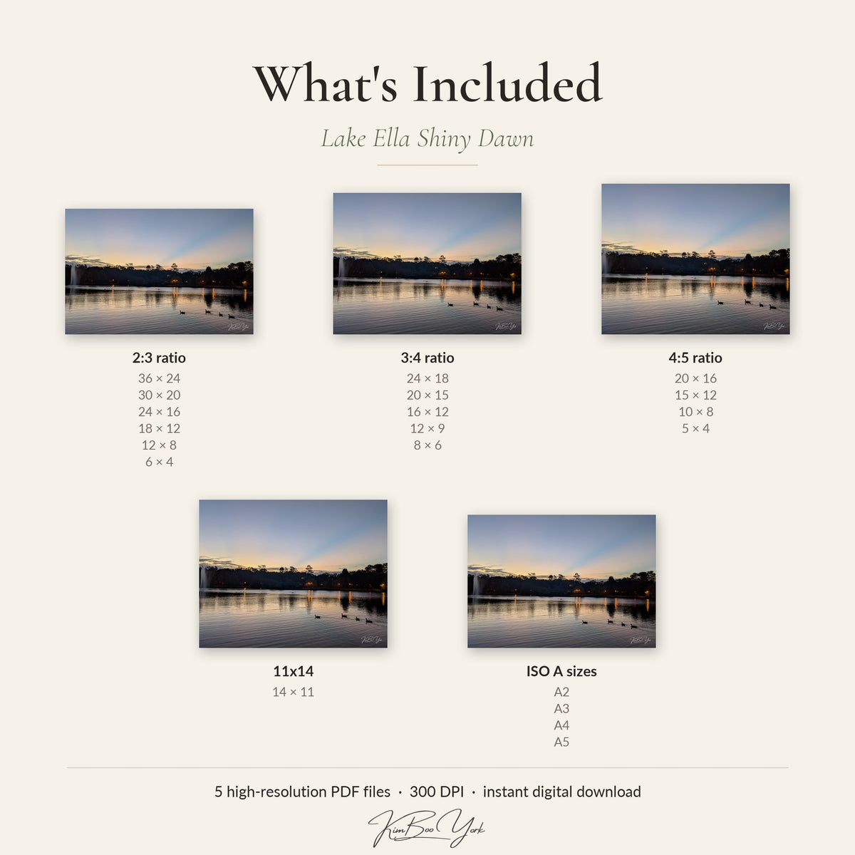 Lake Ella Shiny Dawn [DIGITAL DOWNLOAD]