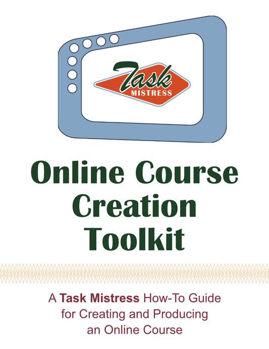 Toolkit: Online Course Creation